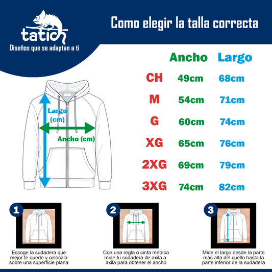 Sudadera Unisex Hombre Mujer con Capucha, Sudadera y Cierre