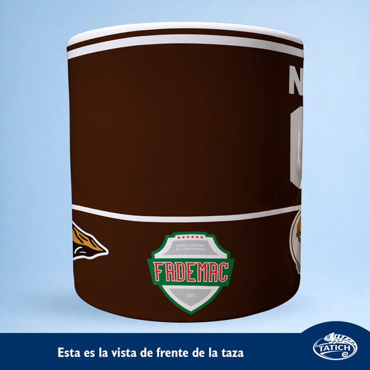 Taza Personalizada Coyoacán Cherokees FADEMAC Football Americano