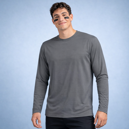Playera Deportiva Dry Fit Manga Larga Hombre Protección Solar Uv Upf 25+