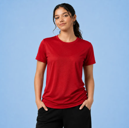 Playera Deportiva Dry Fit Mujer Protección Uv Upf25+ Manga corta