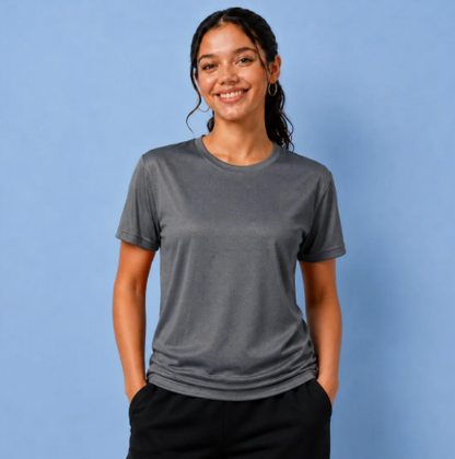 Playera Deportiva Dry Fit Mujer Protección Uv Upf25+ Manga corta
