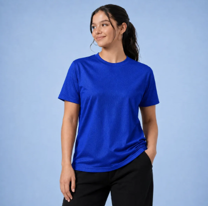 Playera Deportiva Dry Fit Mujer Protección Uv Upf25+ Manga corta