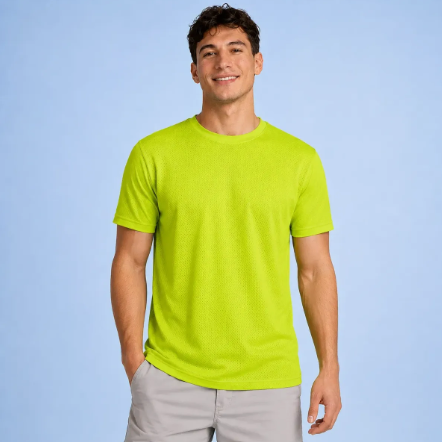 Playera Deportiva Manga Corta Dry Fit Hombre Protección Uv Upf25+
