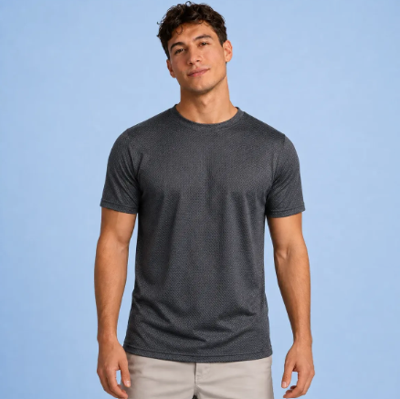 Playera Deportiva Manga Corta Dry Fit Hombre Protección Uv Upf25+