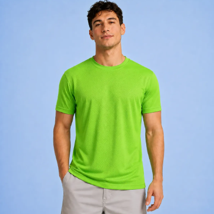 Playera Deportiva Manga Corta Dry Fit Hombre Protección Uv Upf25+