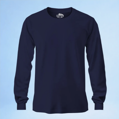 Playera Hombre Manga Larga Varios Colores 100% Algodón