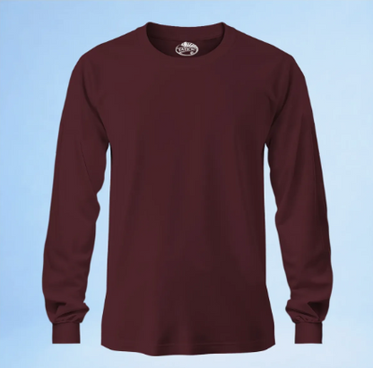 Playera Hombre Manga Larga Varios Colores 100% Algodón