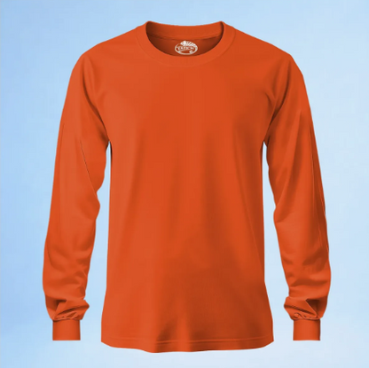 Playera Hombre Manga Larga Varios Colores 100% Algodón