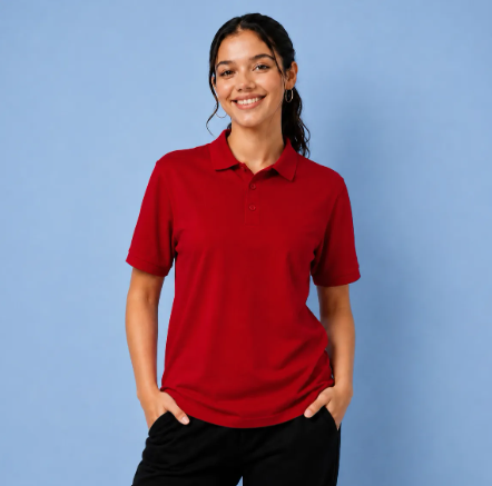 Playera Tipo Polo Mujer Manga Corta Varios Colores