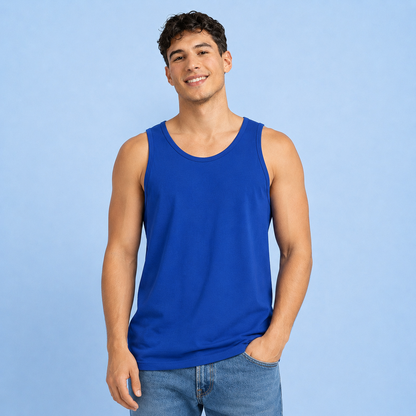 Playera sin mangas Tank Top para Hombre 100% Algodón