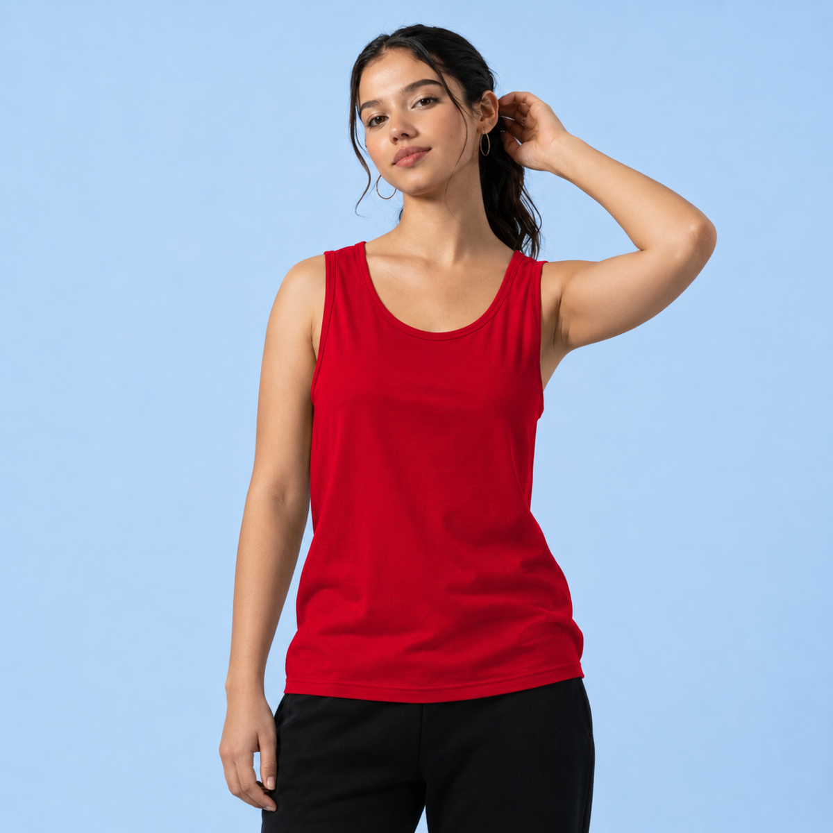 Playera Sin Mangas Tank Top Para Mujer 100% Algodón