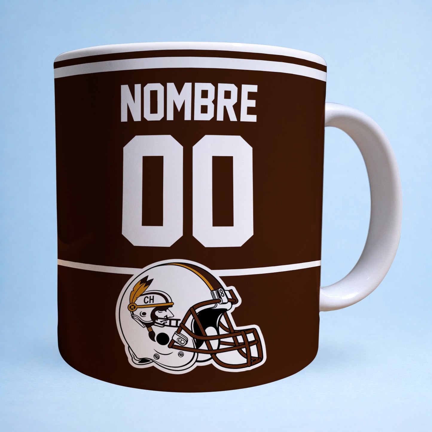 Taza Personalizada Coyoacán Cherokees FADEMAC Football Americano