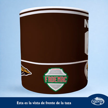 Taza Personalizada Coyoacán Cherokees FADEMAC Football Americano