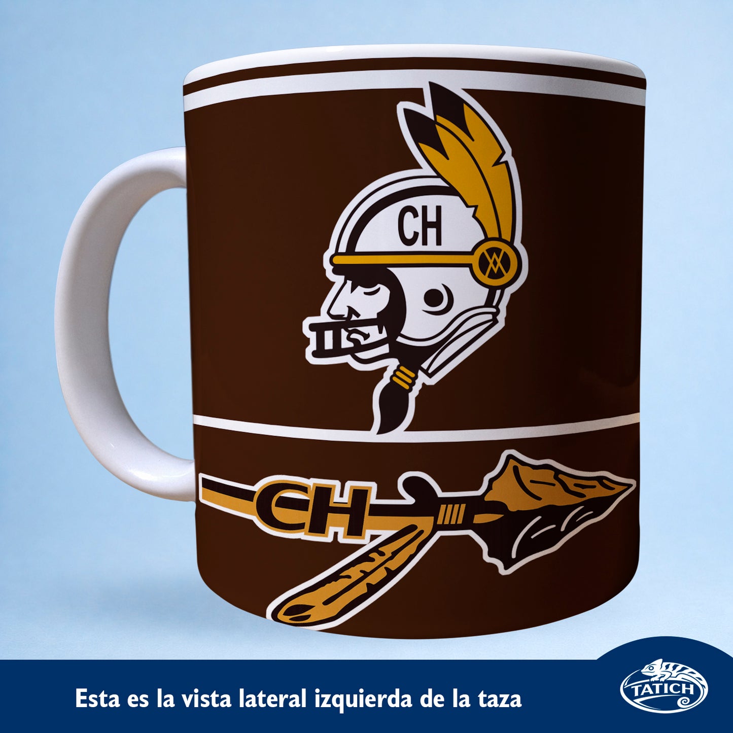 Taza Personalizada Coyoacán Cherokees FADEMAC Football Americano