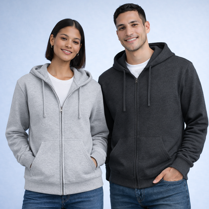 Sudadera Unisex Hombre Mujer con Capucha, Sudadera y Cierre